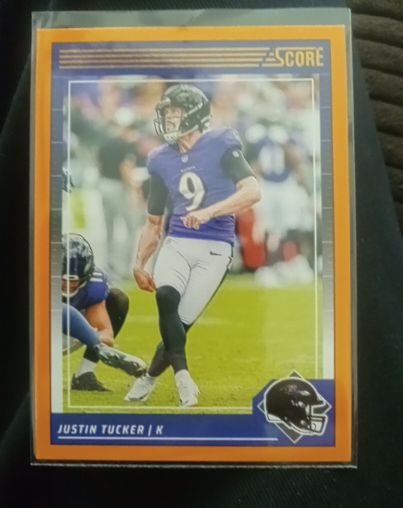2024 Panini Score #24 Justin Tucker — front