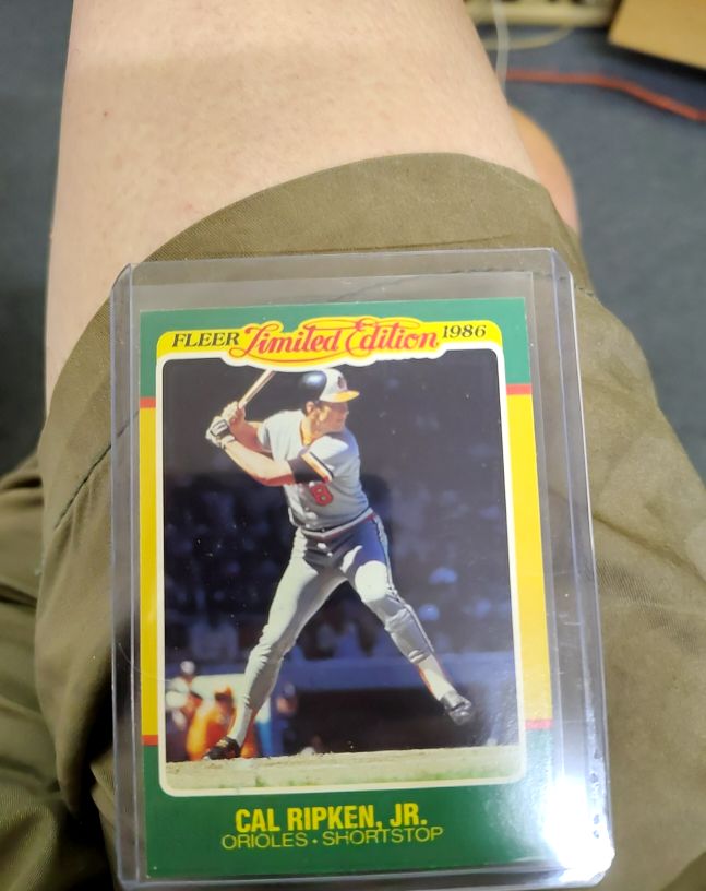 1986 Fleer Limited Edition #36 Cal Ripken Jr. — front