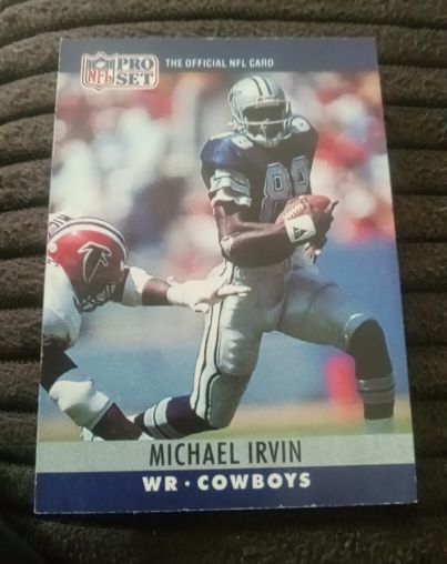 1990 Pro Set #79 Michael Irvin — front