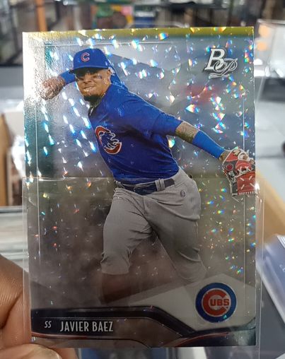 2023 Bowman Chrome #BCP-20 Javier Baez — front