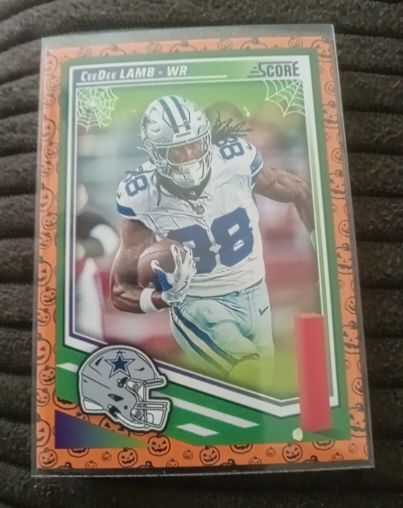 2025 Panini Score-A-Treat Football Pumpkin #137 CeeDee Lamb — front