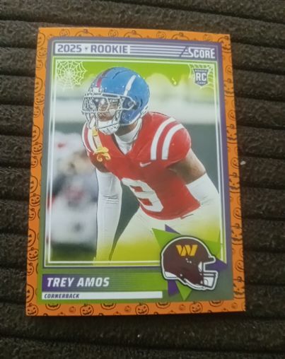2025 Panini Score A Treat #92 Trey Amos — front