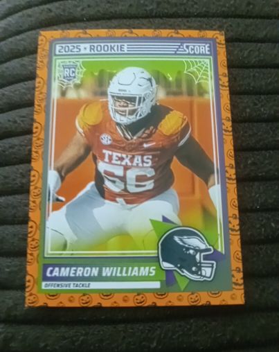 2025 Panini Score A Treat Football #66 Cameron Williams — front