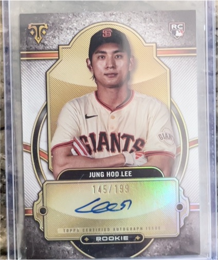 2024 Topps Triple Threads #RA-LEE Jung Hoo Lee — front
