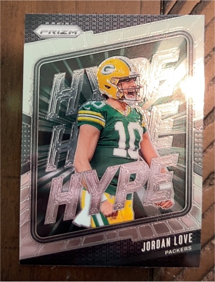 2024 Panini Prizm #2 Jordan Love Hype — front