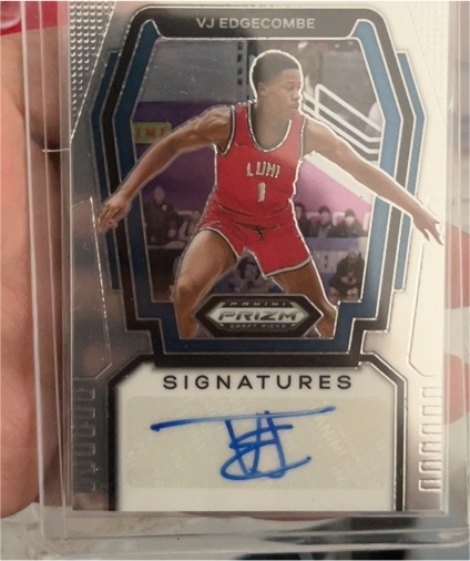 2024 Panini Prizm Draft Picks Signatures #S-VJE VJ Edgecombe — front