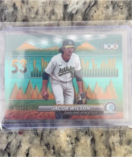 2024 Bowman Chrome #BTP-53 Jacob Wilson — front
