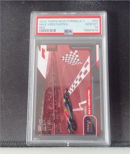 2022 Topps Now Formula 1 #53 Max Verstappen — front
