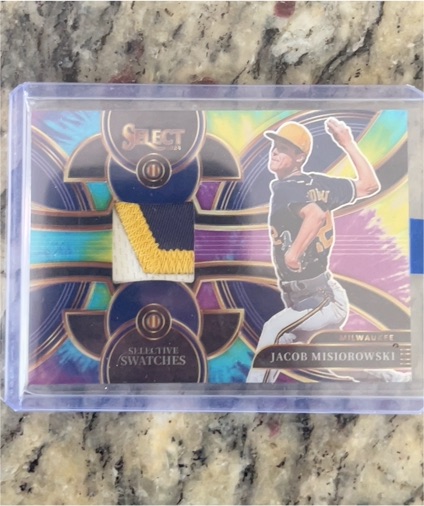 2024 Panini Select Selective Swatches #SS-JM Jacob Misiorowski — front