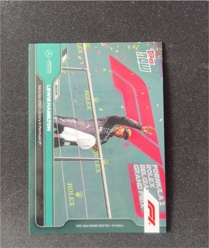 2024 Topps Now Formula 1 #44 Lewis Hamilton 105th Victory — front