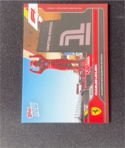 2024 Topps Now Formula 1 #60 Charles Leclerc — front