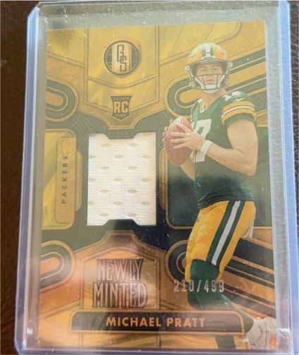 2024 Panini Gold Standard Newly Minted Memorabilia #NMM-MPR Michael Pratt — front