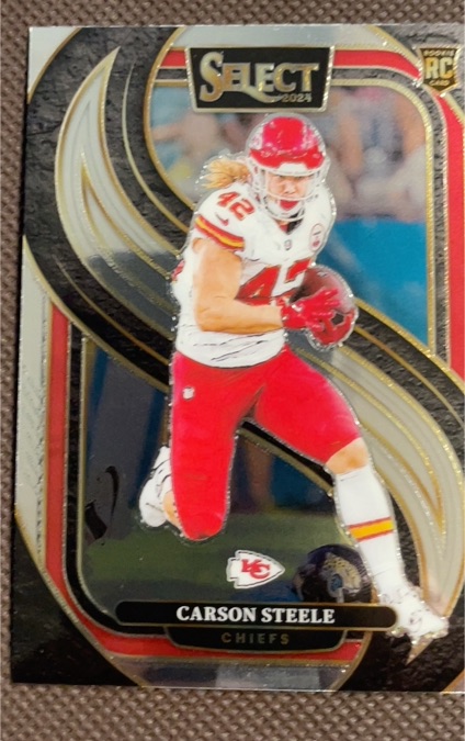 2024 Panini Select #142 Carson Steele — front
