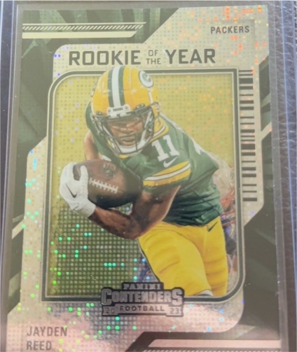 2023 Panini Contenders Rookie of the Year #13 Jayden Reed — front