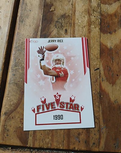 2023 SAGE Five Star #FS-3 Jerry Rice — front