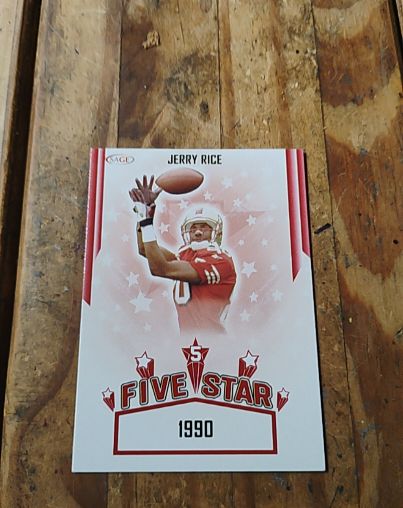 2023 Sage Five Star #FS-3 Jerry Rice — front