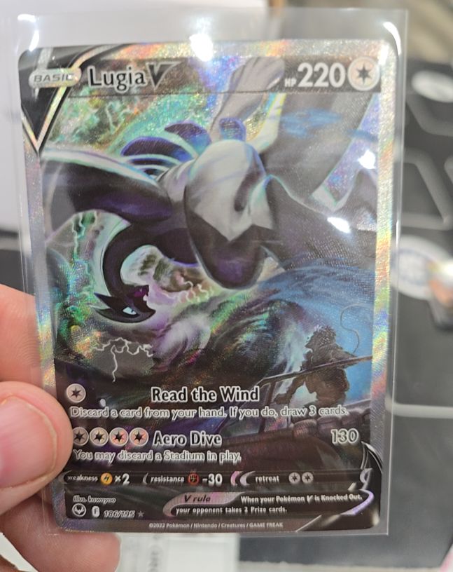2022 Pokémon Silver Tempest #186 Lugia V — front