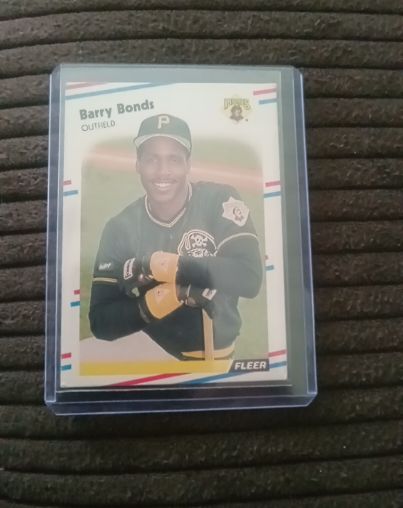 1988 Fleer #322 Barry Bonds — front