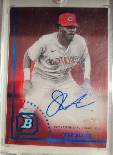 2022 Bowman Heritage Chrome Jay Allen #CPA-JA — front