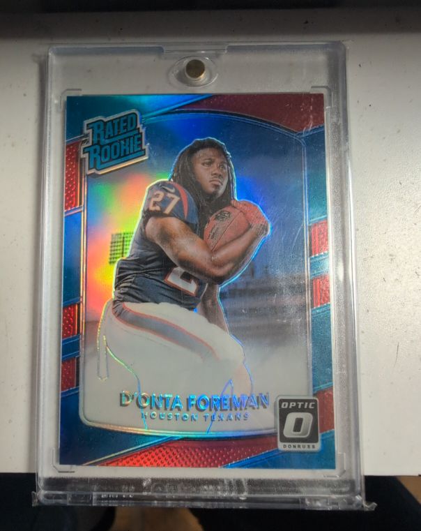 2017 Donruss Optic #190 D'Onta Foreman Rated Rookie — front