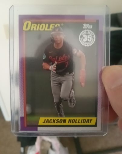 2025 Topps Series 2 1990 35th Anniversary #90B2-26 Jackson Holliday — front