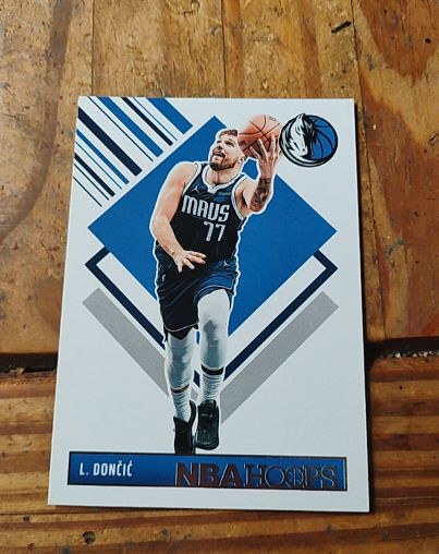 2024-25 Panini NBA Hoops #281 Luka Doncic Tribute Dallas Mavericks — front