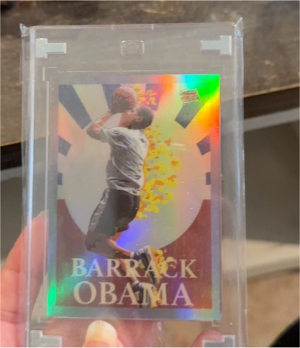 2023 Pieces of the Past Presidents In Sports #Barack Obama — front