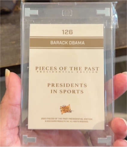 2023 Pieces of the Past Presidential Edition #126 Barack Obama — front
