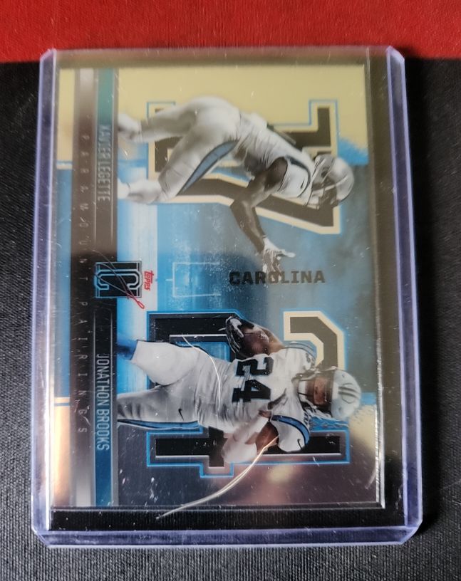 2024 Topps Signature Class Paramount Pairings #PP-20 Jonathon Brooks/Xavier Legette — front
