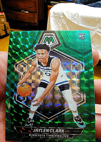 2020 Panini Mosaic #8 Jaylen Clark — front
