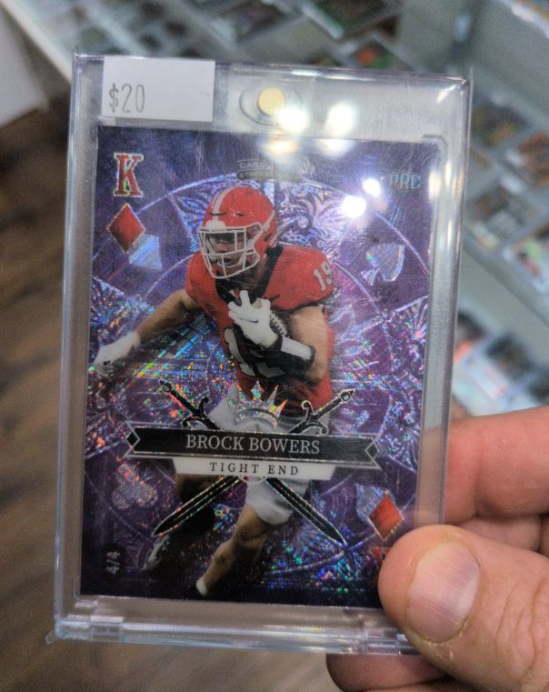 2023 Wild Card 5 Card Draw #SD-BB Brock Bowers — front