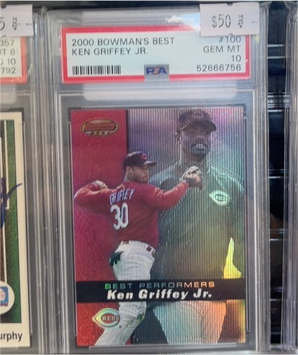 2000 Bowman's Best #100 Ken Griffey Jr. — front