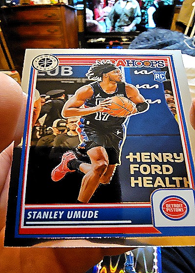 2023-24 Panini NBA Hoops Premium Stock #69 Stanley Umude — front