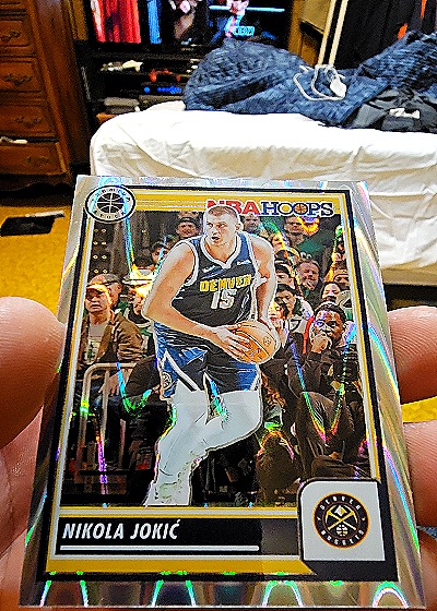 2023-24 NBA Hoops Premium Stock #15 Nikola Jokic — front