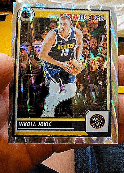 2023-24 Panini NBA Hoops Premium Stock #1 Nikola Jokic — front