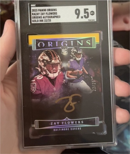 2023 Panini Origins #22 Zay Flowers — front