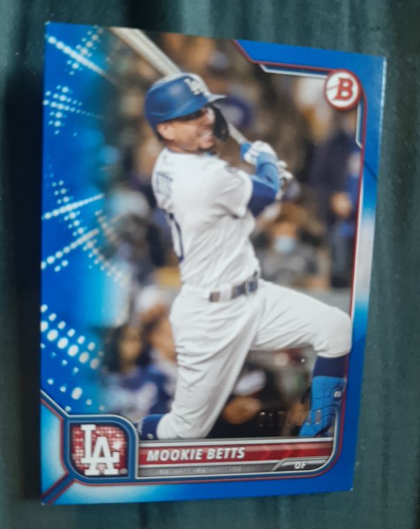 2022 Bowman #25 Mookie Betts — front