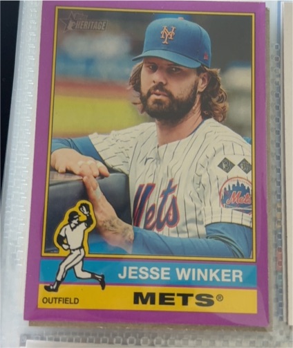 2025 Topps Heritage #468 Jesse Winker — front