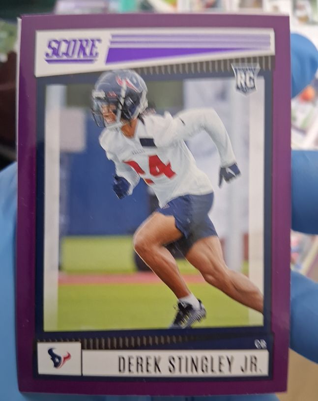 2022 Score #324 Derek Stingley Jr. Rookie Card Houston Texans — front