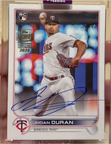 2022 Topps Update #US277 Jhoan Duran — front