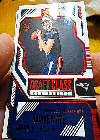 2024 Panini Contenders Draft Class Contenders #3 Drake Maye — front