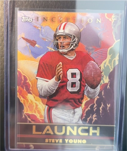 2024 Topps Inception #L-25 Steve Young Launch — front