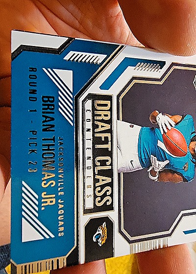 2024 Panini Contenders Draft Class Contenders #14 Brian Thomas Jr. — front