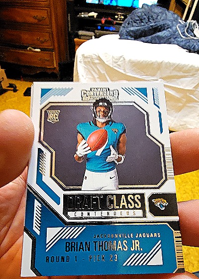 2024 Panini Contenders Draft Class #14 Brian Thomas Jr. — front