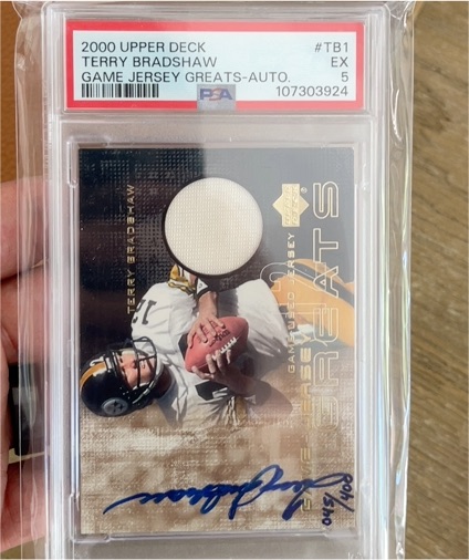 2000 Upper Deck #TB1 Terry Bradshaw — front