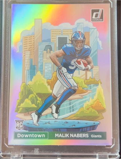 2024 Donruss Downtown #18 Malik Nabers — front