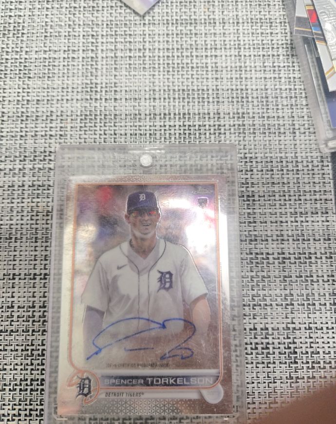 2022 Topps Chrome Rookie Autograph #RA-ST Spencer Torkelson — front