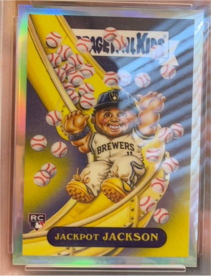 2024 Bowman Chrome #BGP-8 Jackson Chourio Jackpot Jackson — front