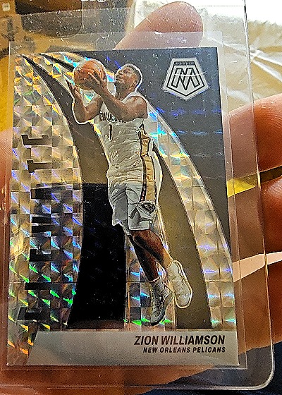 2023-24 Panini Mosaic Elevate #8 Zion Williamson — front