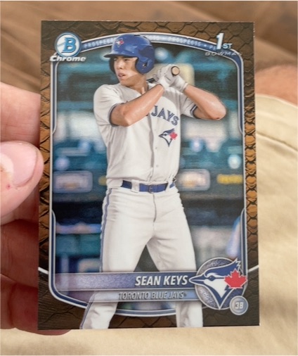 2025 Bowman Chrome #BCP-89 Sean Keys — front